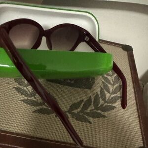 Kate Spade burgundy sunglasses